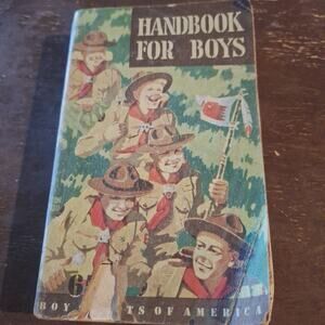 Vintage Boy Scouts of America HANDBOOK FOR BOYS June 1948 5th Edition 1st Print